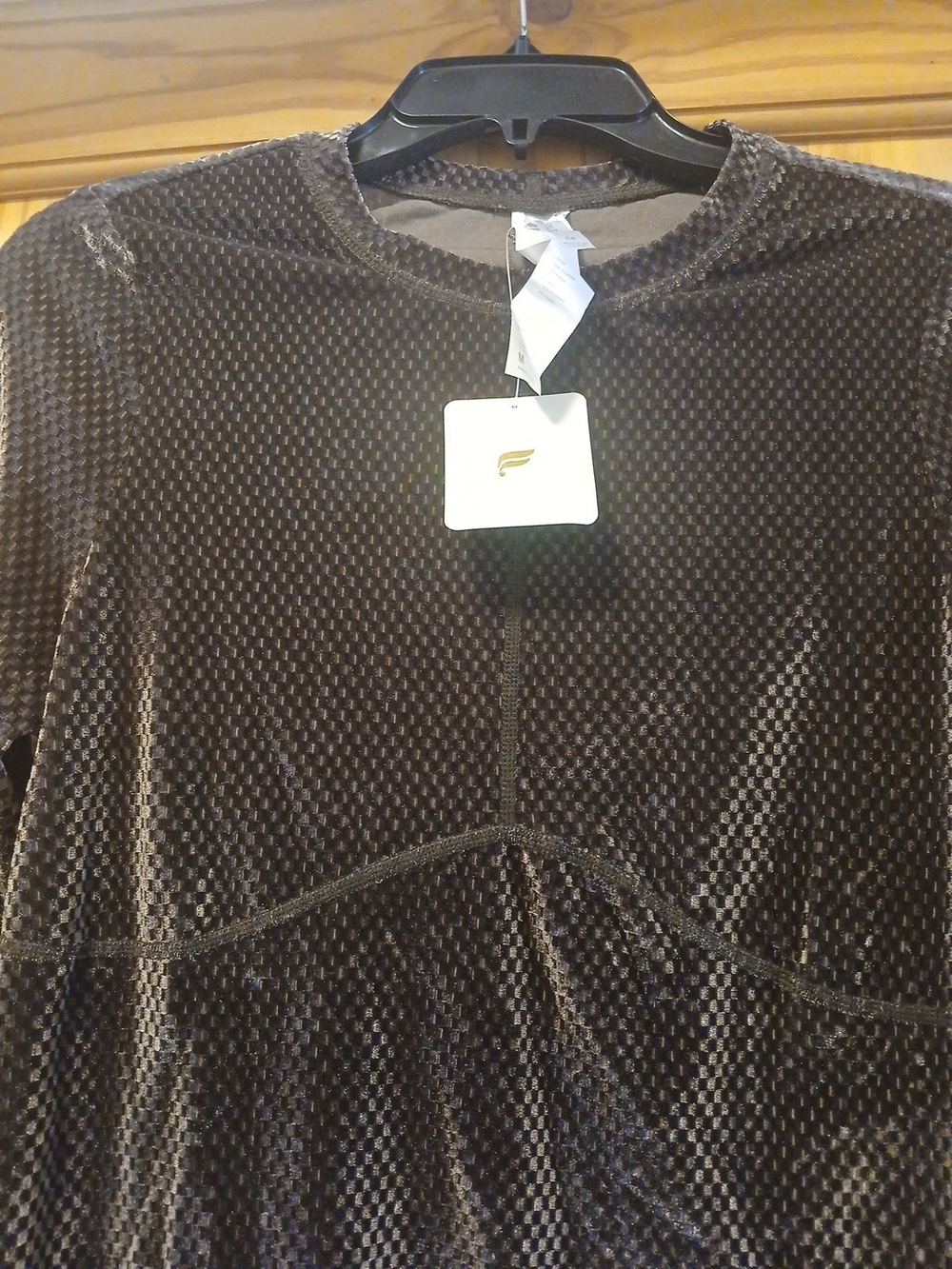 Women's Velour Seamed Athletic Top